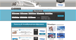 Desktop Screenshot of odalys-vacances.ski-price.fr