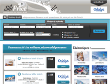 Tablet Screenshot of odalys-vacances.ski-price.fr